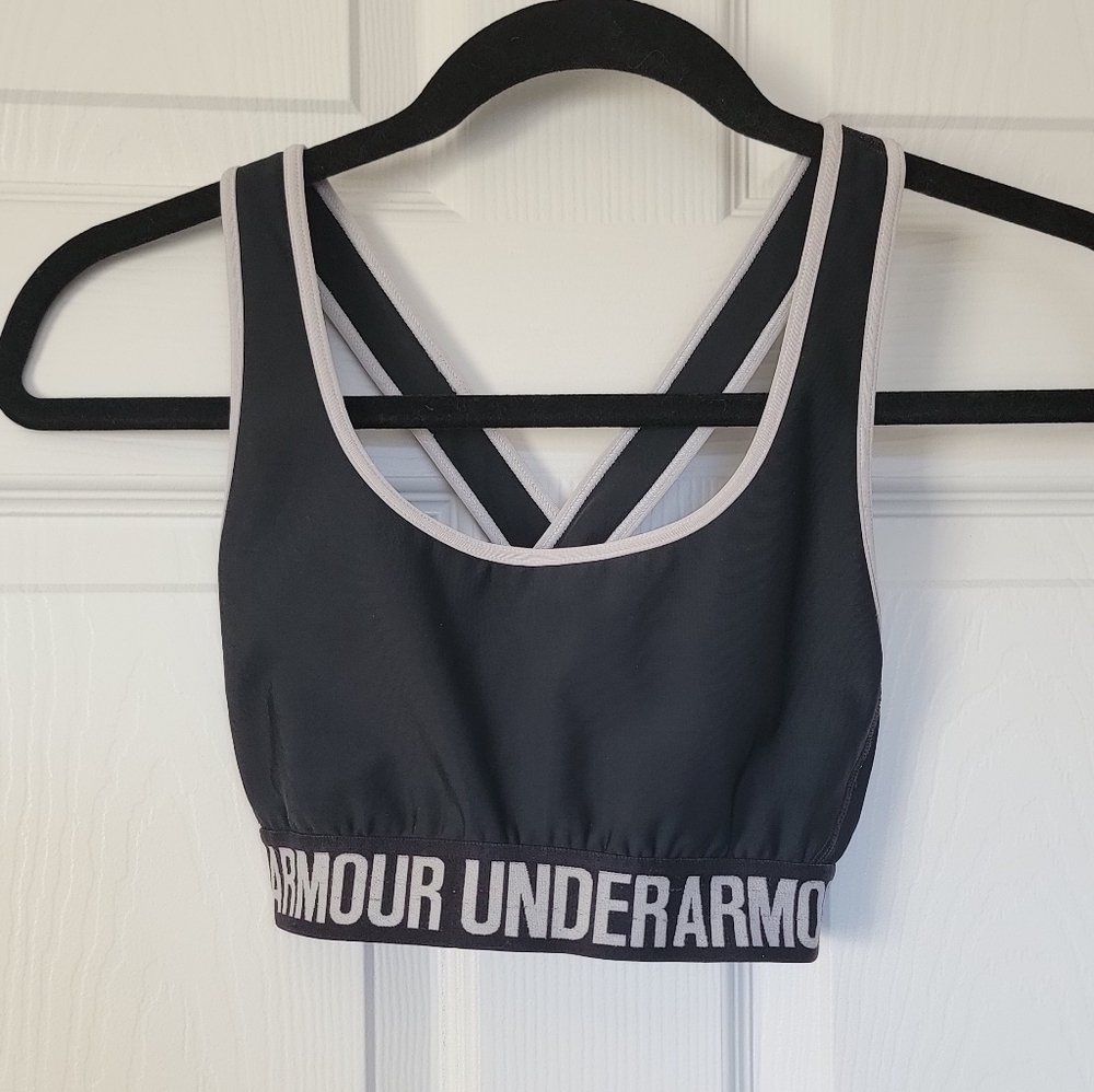 Under Armour Women's Crossback Mid Sports Bra Size Small